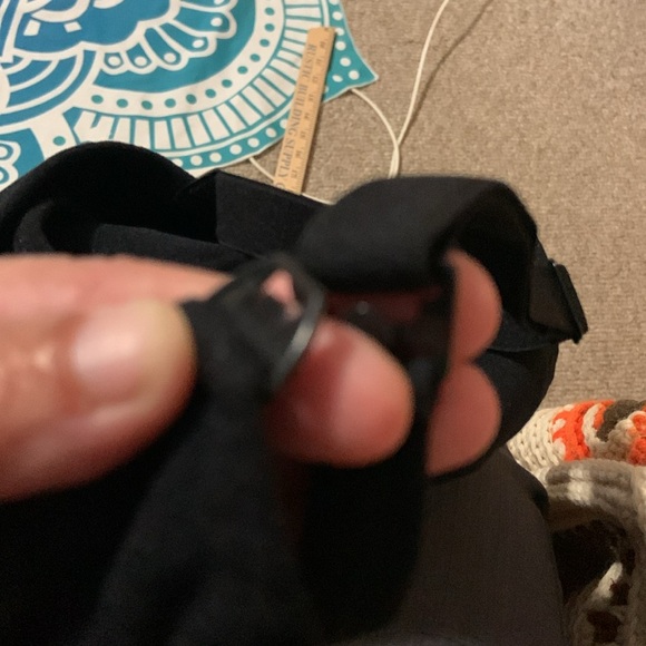 I LOVE SIA maternity and nursing dress or base layer black spaghetti strap XL - Picture 10 of 11